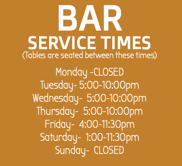 Bar Times